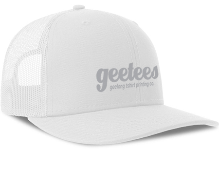 GeeTees, Geelong T-Shirt Printing Company, Geelong TShirt Printing Co., DTF cap printing, heat press headwear printing, DTF heat press printing, Geelong Industrial Monogramming, Geelong, Victoria, VIC, Australia